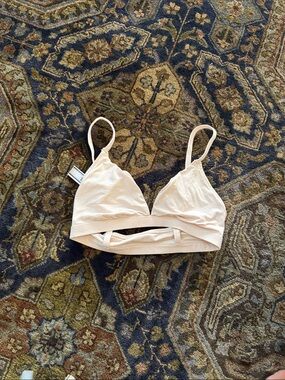 PINK Victoria's Secret Light Beige Triangle Bralette